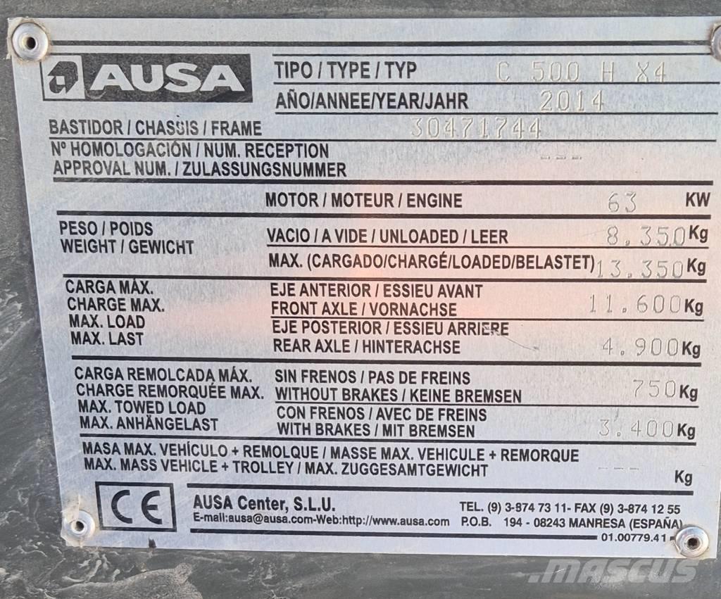 Ausa C 500 H X4 شاحنات الطرق الوعرة