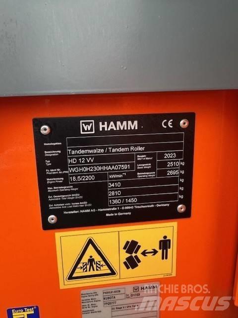 Hamm HD 12 VV ضاغطات التربة