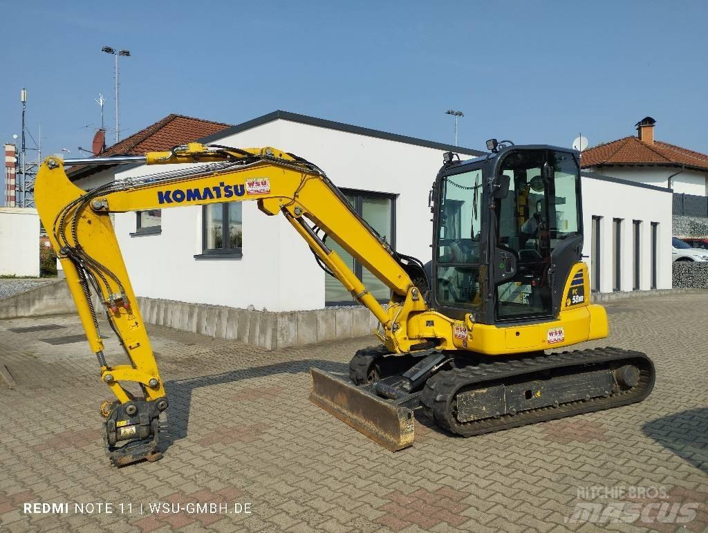 Komatsu PC58 MR-5 حفارات صغيرة أقل من 7 طن (حفارات صغيرة)
