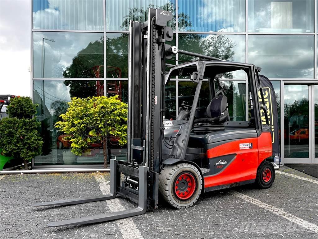 Linde E50HL-01/600 شاحنات ذات رافعات شوكية تعمل بالكهرباء