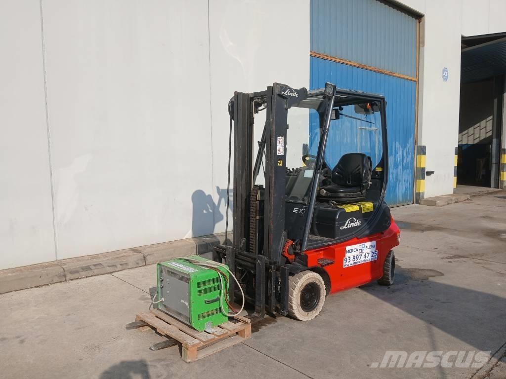 Linde E16P-02 شاحنات ذات رافعات شوكية تعمل بالكهرباء