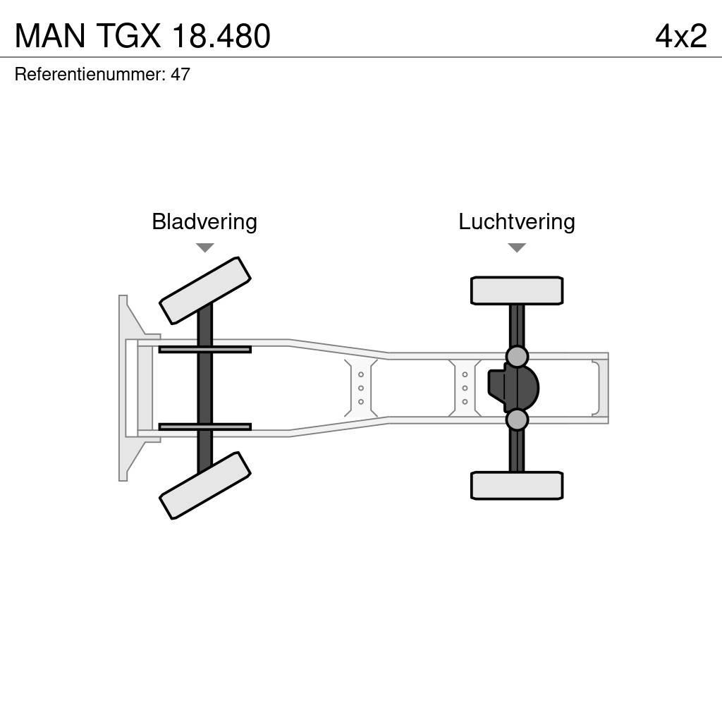 MAN TGX 18.480 وحدات الجر