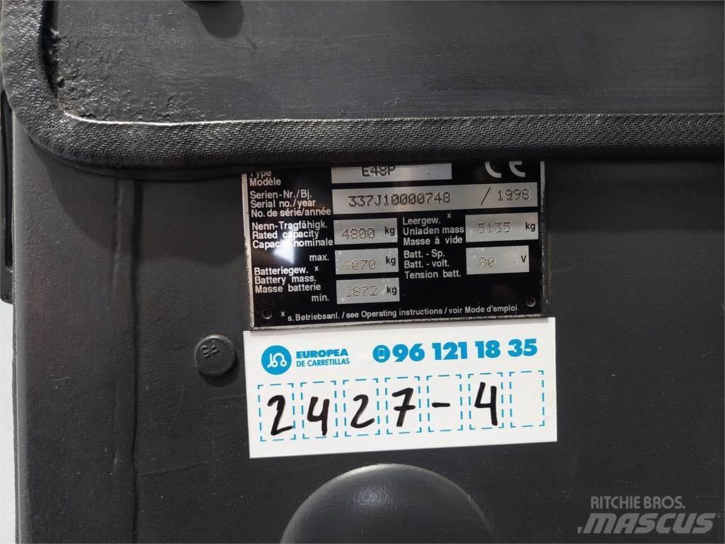 Linde E48P شاحنات ذات رافعات شوكية تعمل بالكهرباء