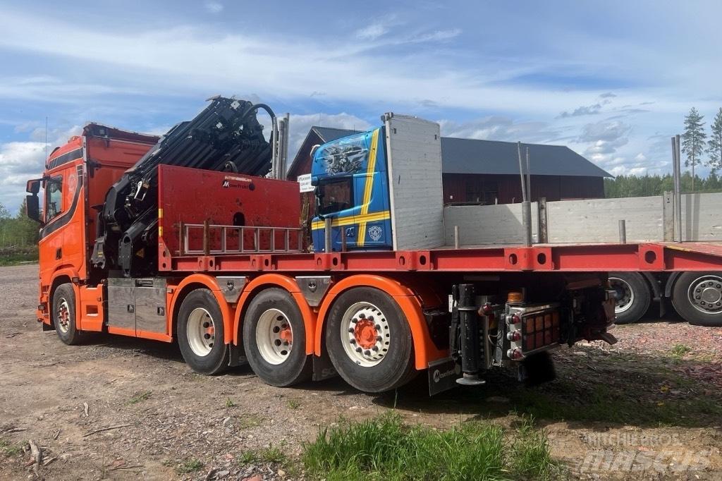 Scania R 500 شاحنات الرافعات