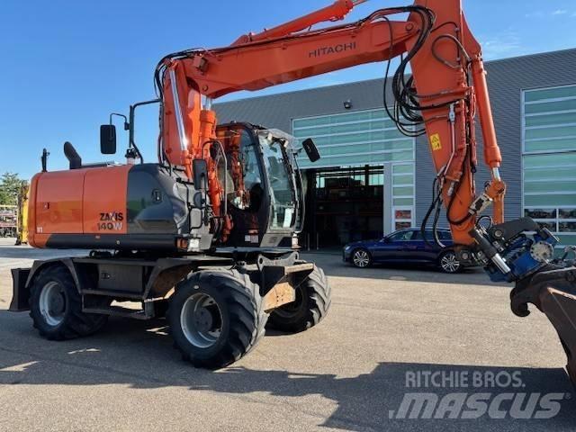 Hitachi ZX 140 W-5 حفارات بعجل