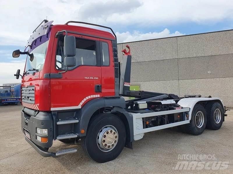MAN TGA 28.390 شاحنات الرافعات الخطافية