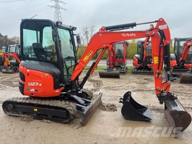 Kubota U 27-4 حفارات صغيرة أقل من 7 طن (حفارات صغيرة)
