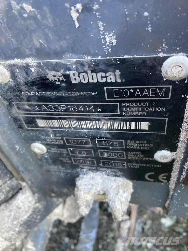 Bobcat E 10 حفارات صغيرة أقل من 7 طن (حفارات صغيرة)