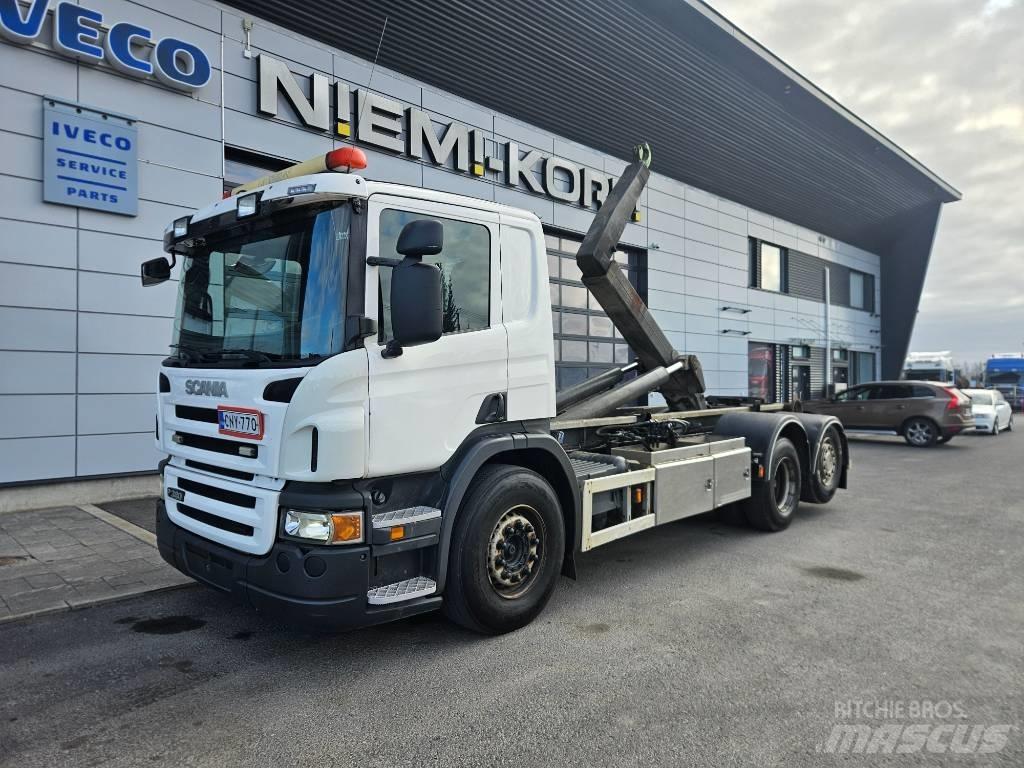 Scania P380 6x2*4 شاحنات الرافعات الخطافية