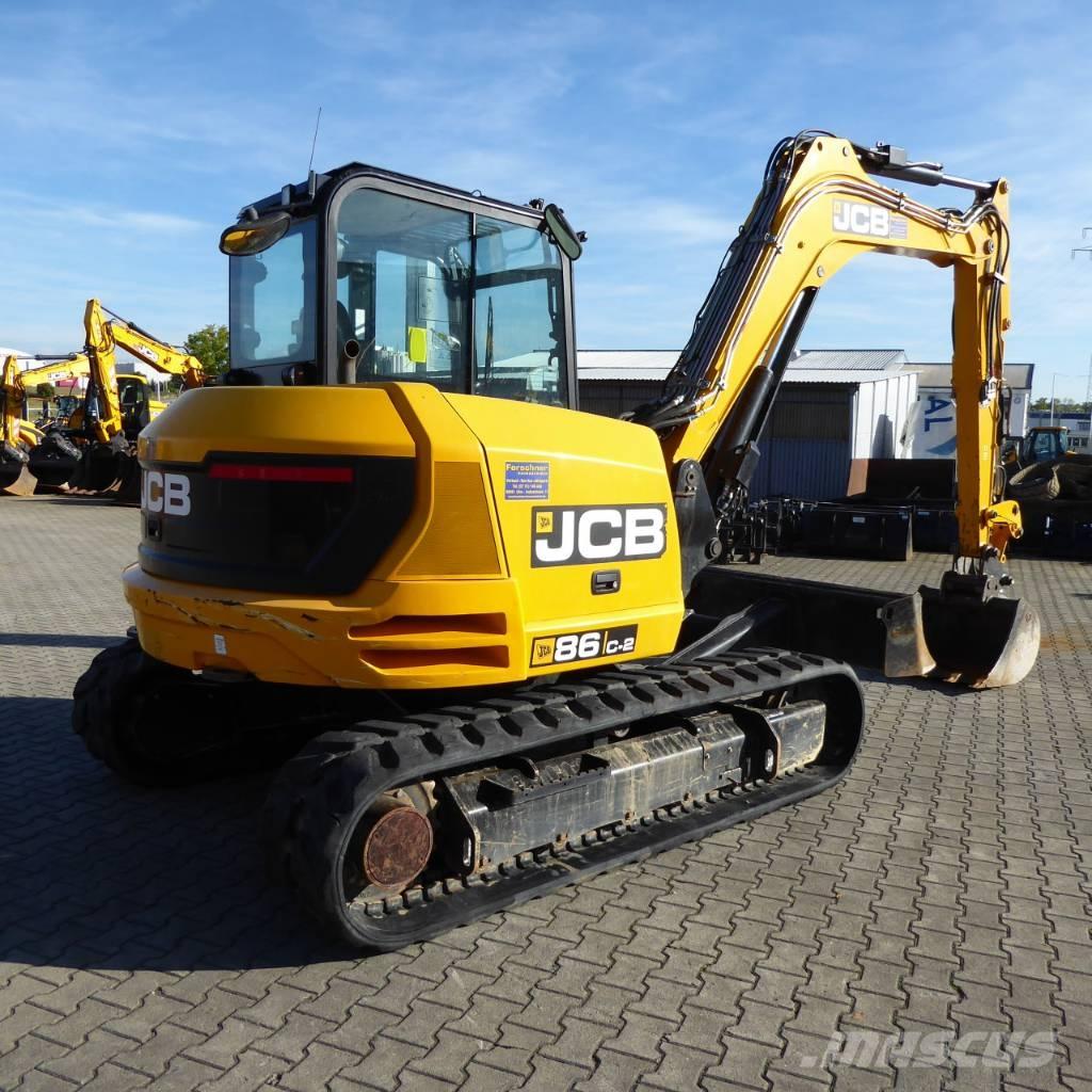 JCB 86C-2 Mono حفارات وسط 7 طن - 12 طن