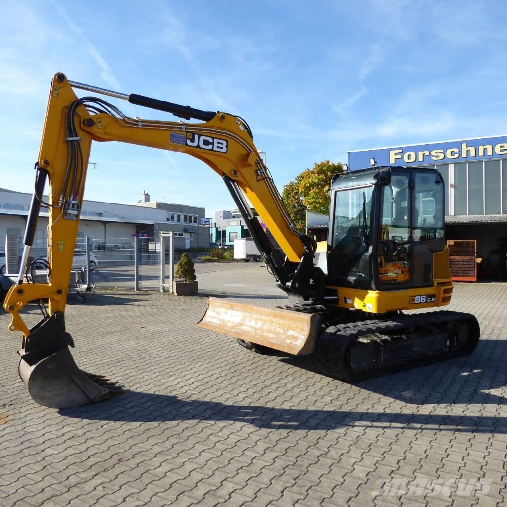 JCB 86C-2 Mono حفارات وسط 7 طن - 12 طن