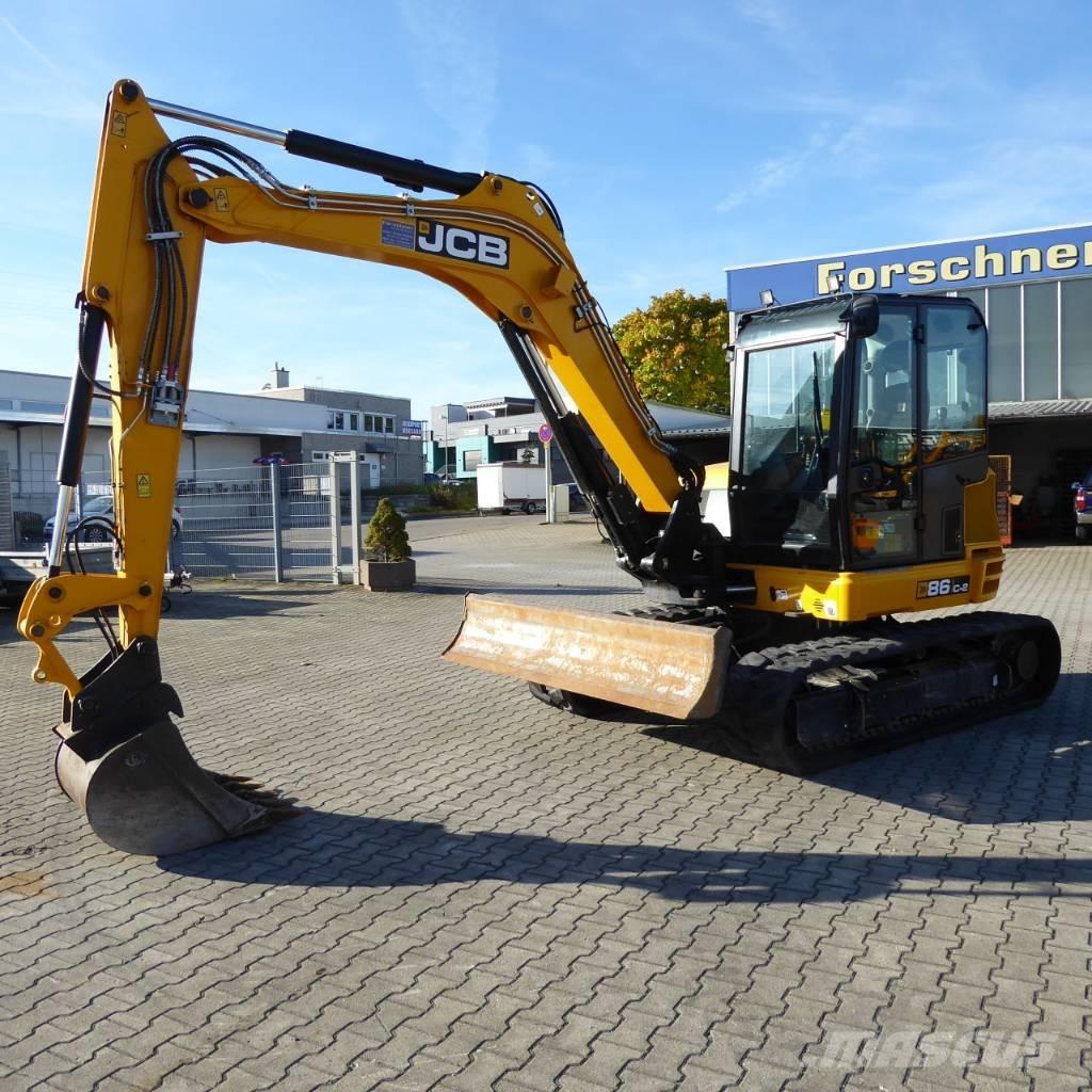 JCB 86C-2 Mono حفارات وسط 7 طن - 12 طن