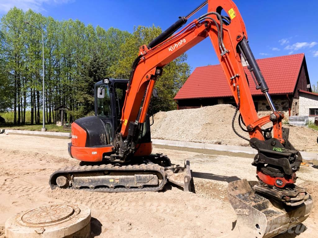 Kubota KX 057-4 حفارات صغيرة أقل من 7 طن (حفارات صغيرة)