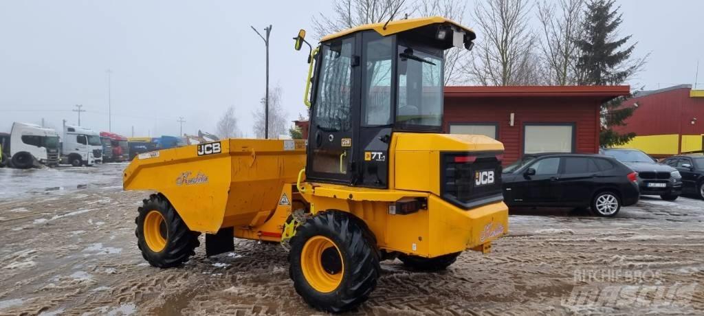 JCB 7FT Hi-Viz عربات نقل قلابة للمواقع
