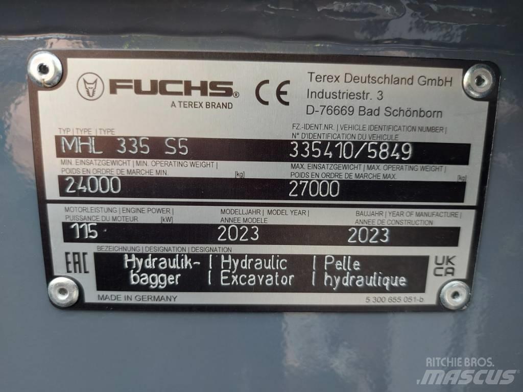 Fuchs MHL335F مناولات المخلفات / مناولات صناعية