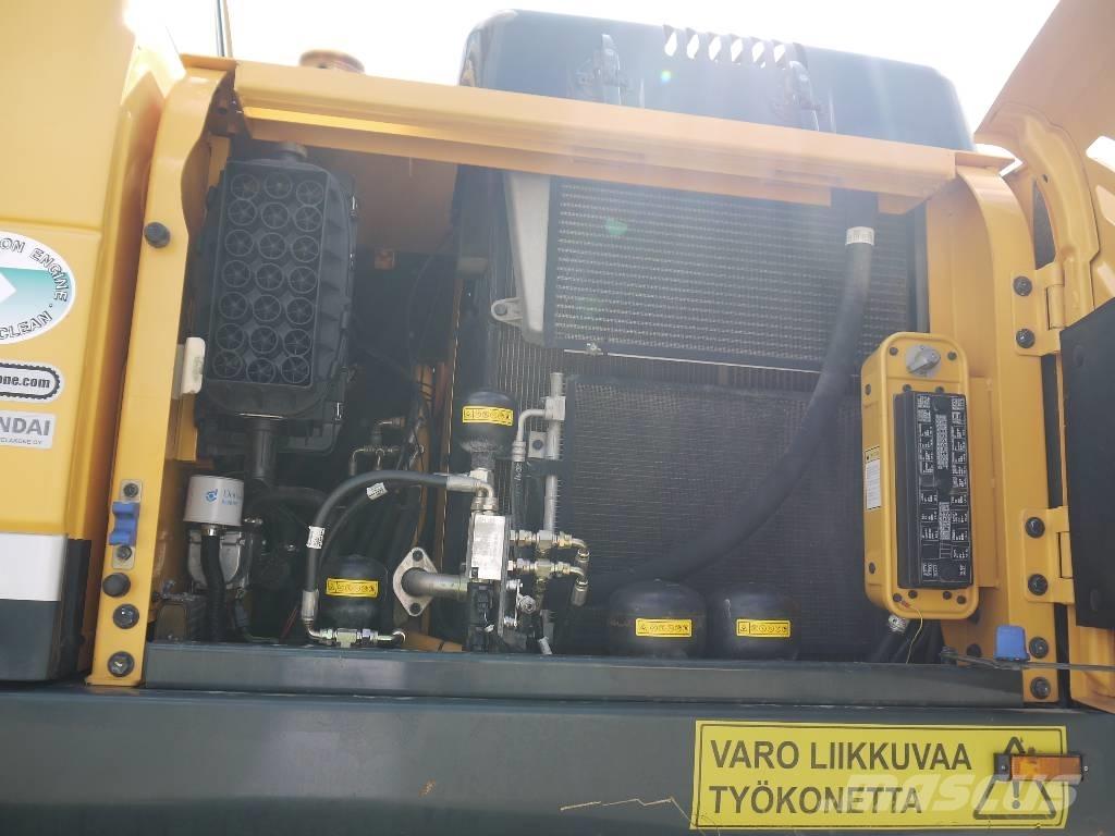 Hyundai R 180 W-9A حفارات بعجل