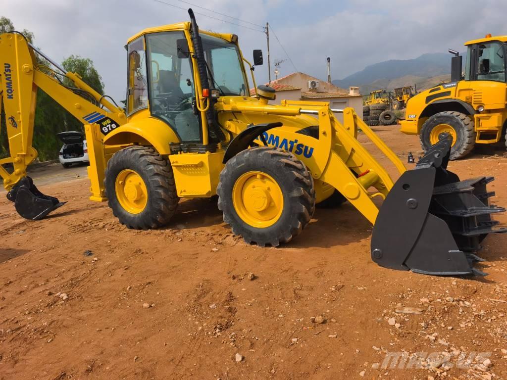 Komatsu WB 97 S-2 لوادر ذات جرافات عكسية