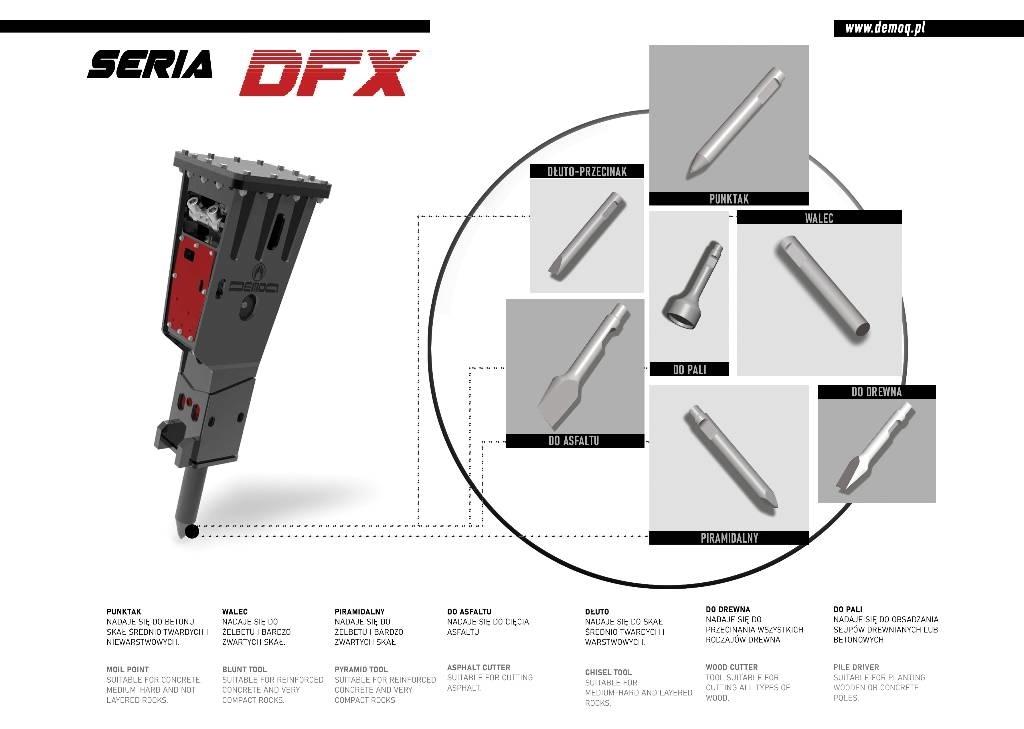  DEMOQ DFX2800 مطارق / كسارات