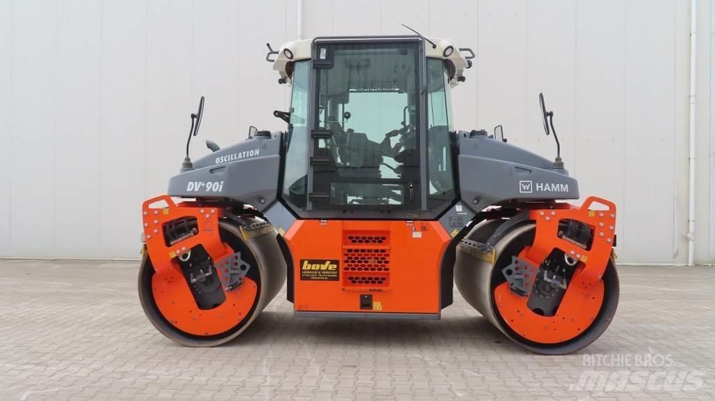 Hamm DV +90i VO-S مداحل ثنائية الاسطوانة