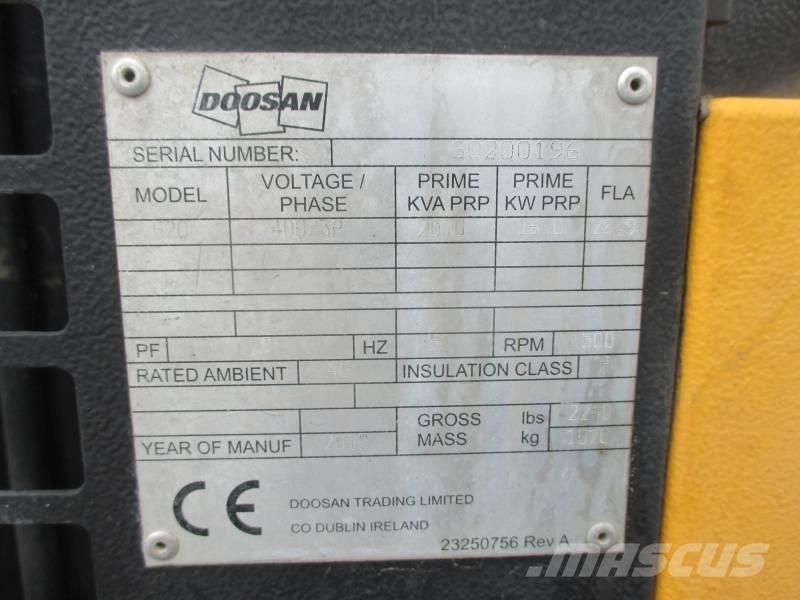 Doosan G 20 مولدات ديزل