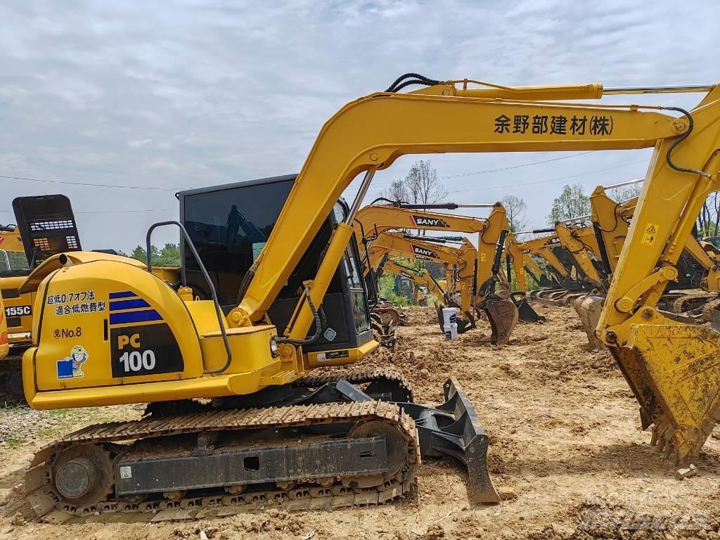 Komatsu PC 100 حفارات زحافة