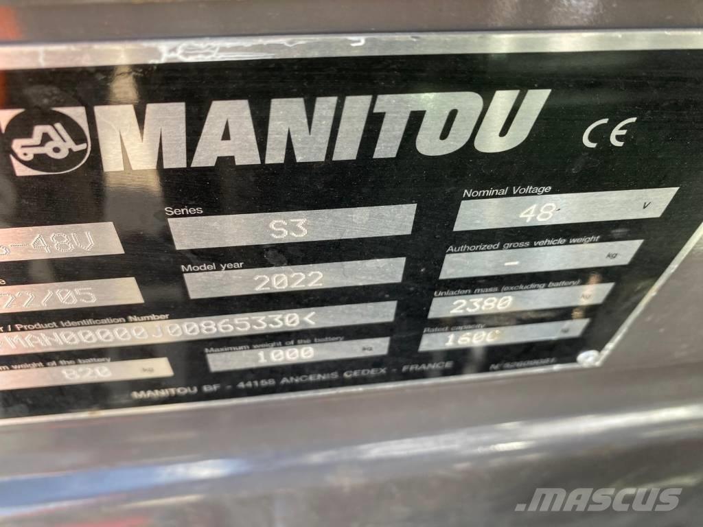 Manitou ME 316 شاحنات ذات رافعات شوكية تعمل بالكهرباء