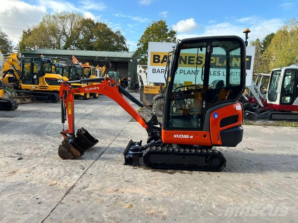 Kubota KX 016-4 حفارات صغيرة أقل من 7 طن (حفارات صغيرة)