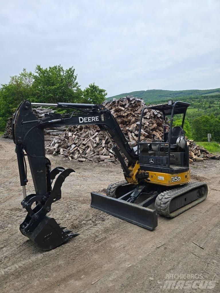 DEERE 35D حفارات صغيرة أقل من 7 طن (حفارات صغيرة)