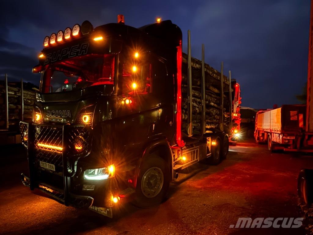 Scania R580B6X4HB شاحنات أشجار