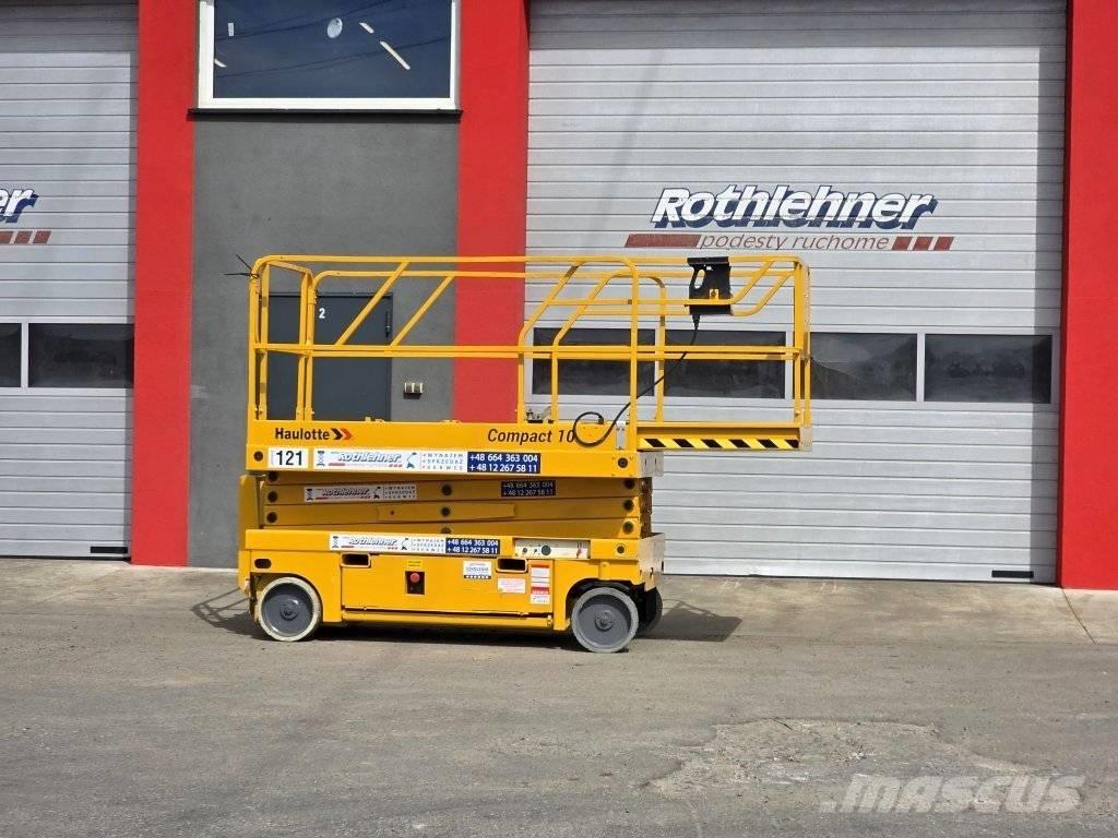 Haulotte Compact 10 رافعات مقصية الشكل