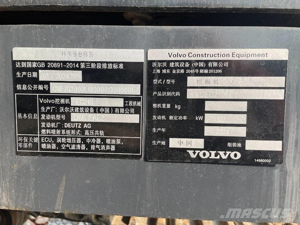 Volvo EC 210 حفارات زحافة