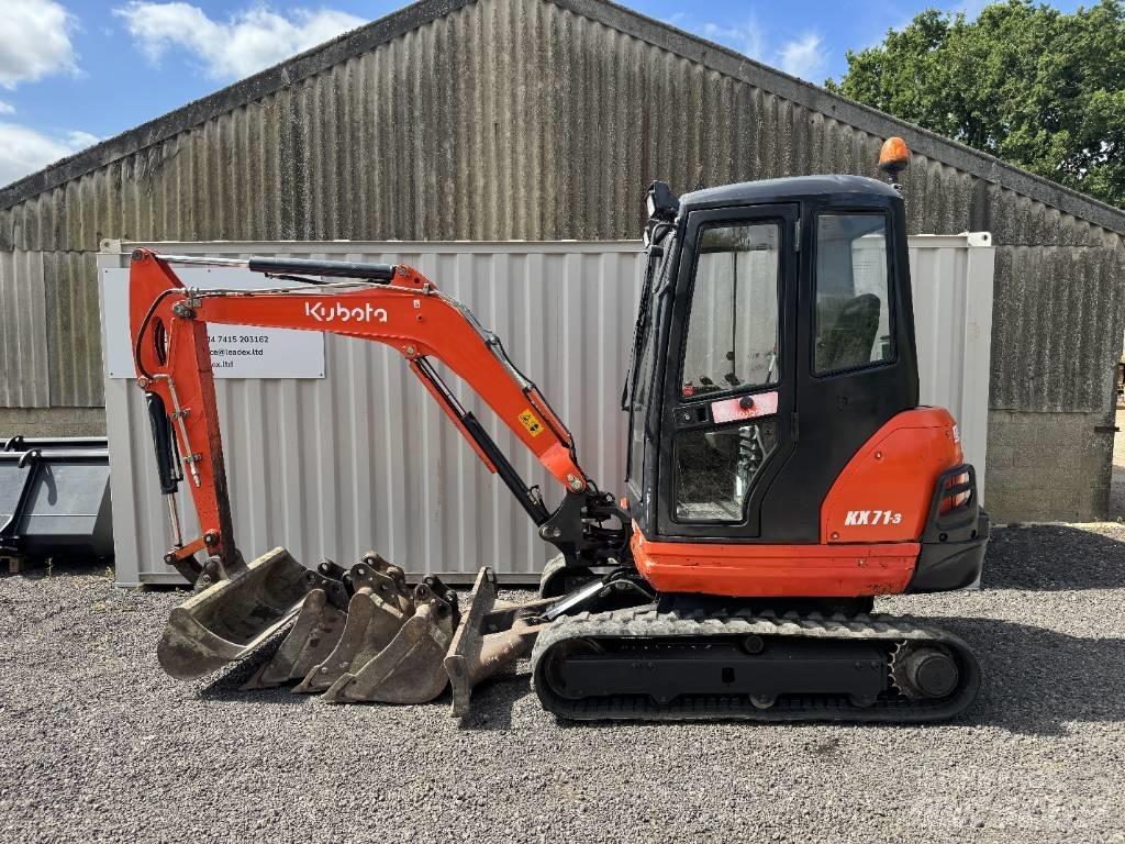 Kubota KX 71-3 حفارات صغيرة أقل من 7 طن (حفارات صغيرة)