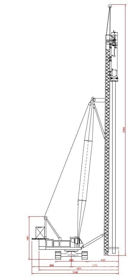 Hitachi KH300-3 PD رافعات مجنزرة