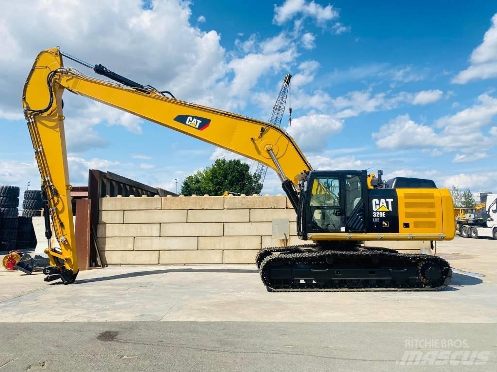 CAT 329e lre حفارات طويلة الذراع
