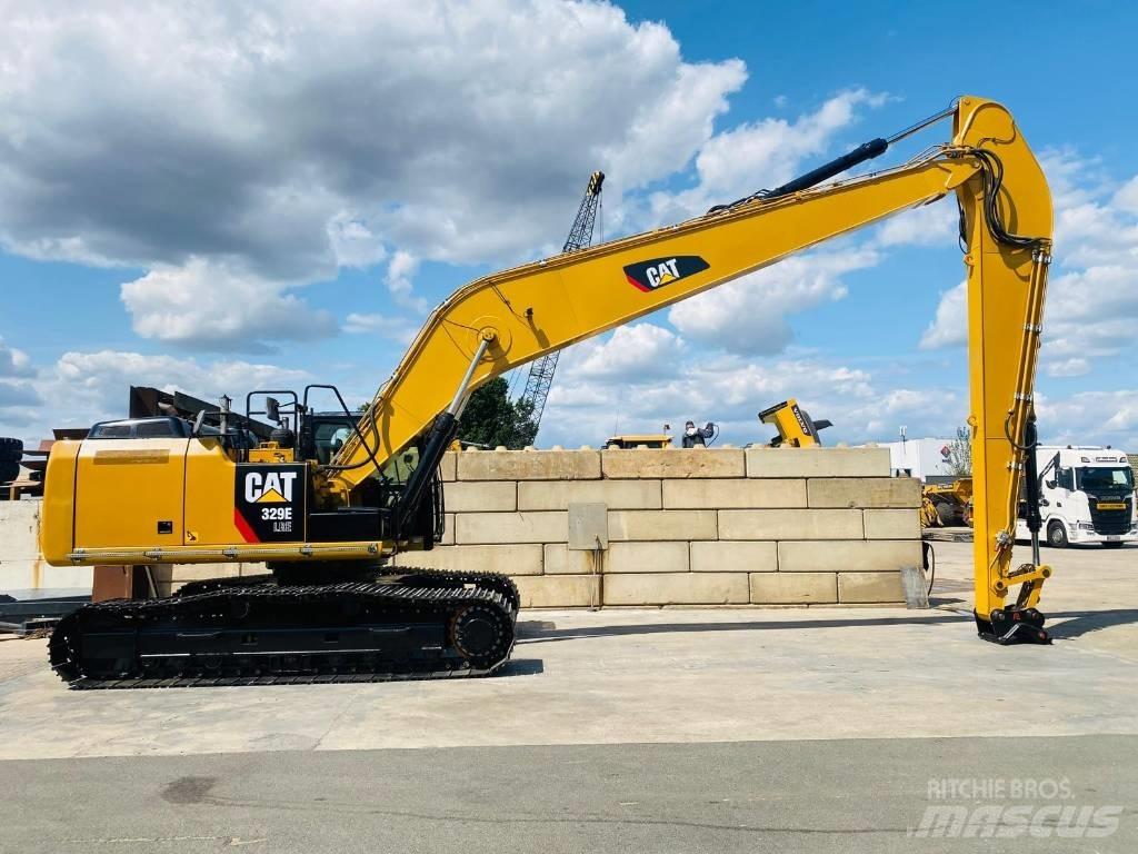 CAT 329e lre حفارات طويلة الذراع