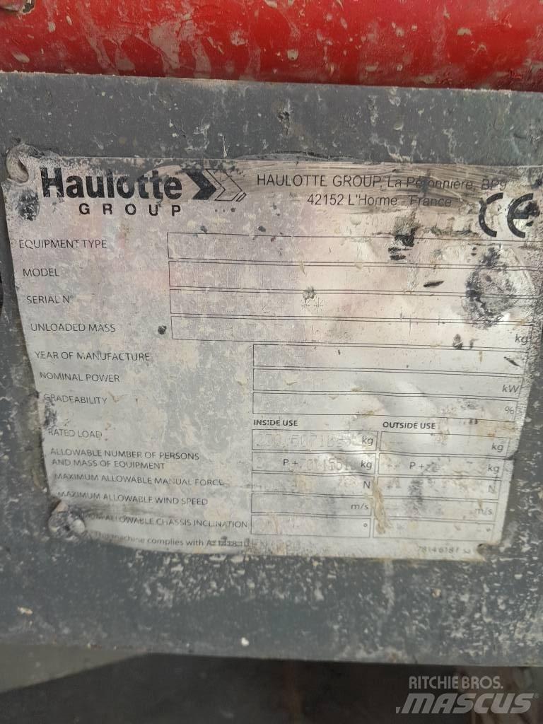 Haulotte Optimum  8 رافعات مقصية الشكل