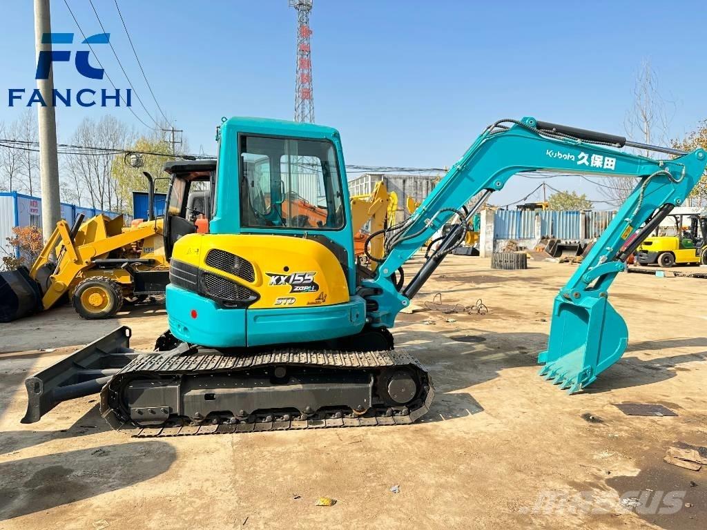 Kubota kx155 حفارات زحافة