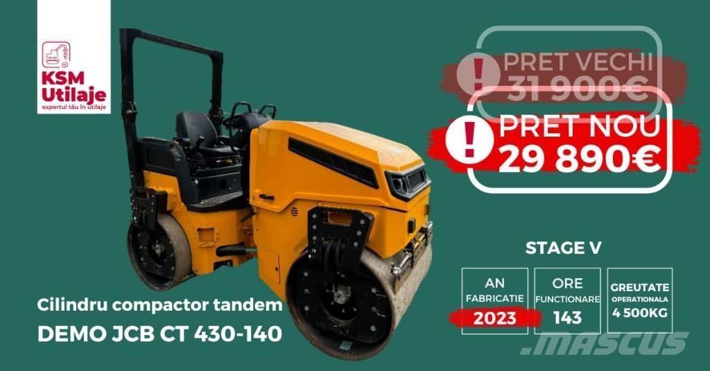 JCB CT430-140 مداحل ثنائية الاسطوانة