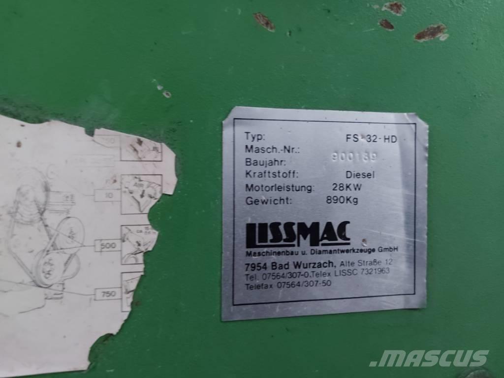 Lissmac FS 32 HD مناشير صخور وخرسانة