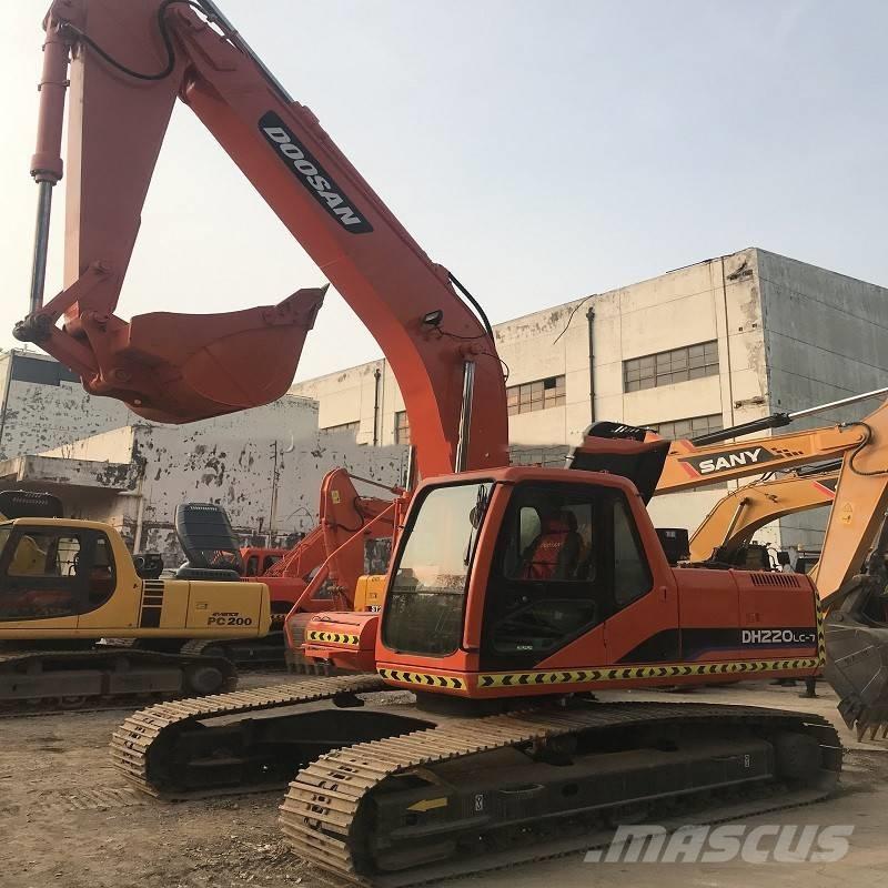 Doosan dh220lc-7 حفارات زحافة