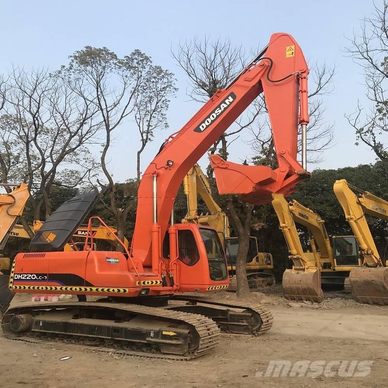 Doosan dh220lc-7 حفارات زحافة