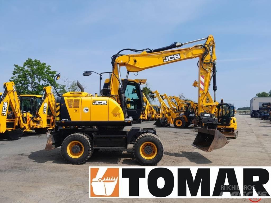 JCB JS 145 W حفارات بعجل