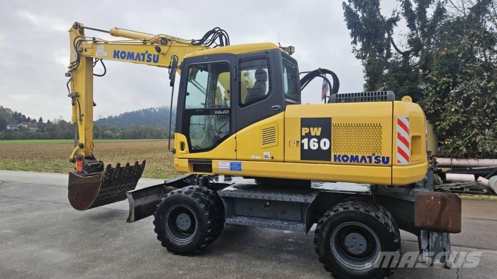 Komatsu PW 160-7K حفارات بعجل
