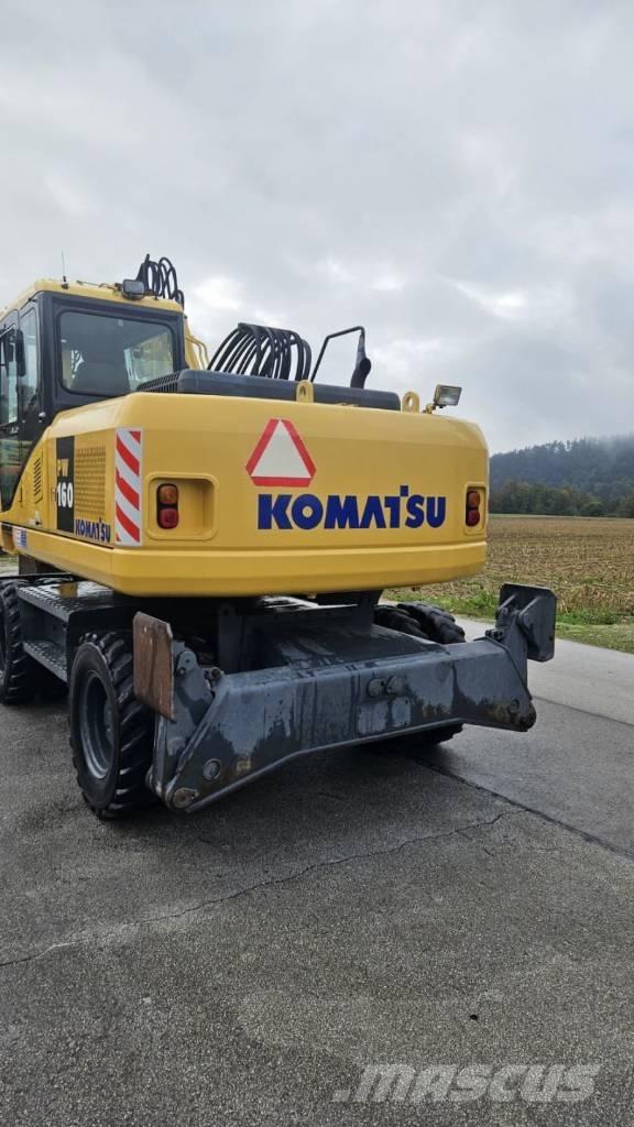Komatsu PW 160-7K حفارات بعجل