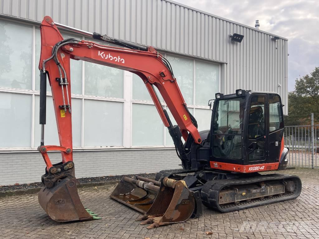 Kubota KX 080-4 CX حفارات وسط 7 طن - 12 طن