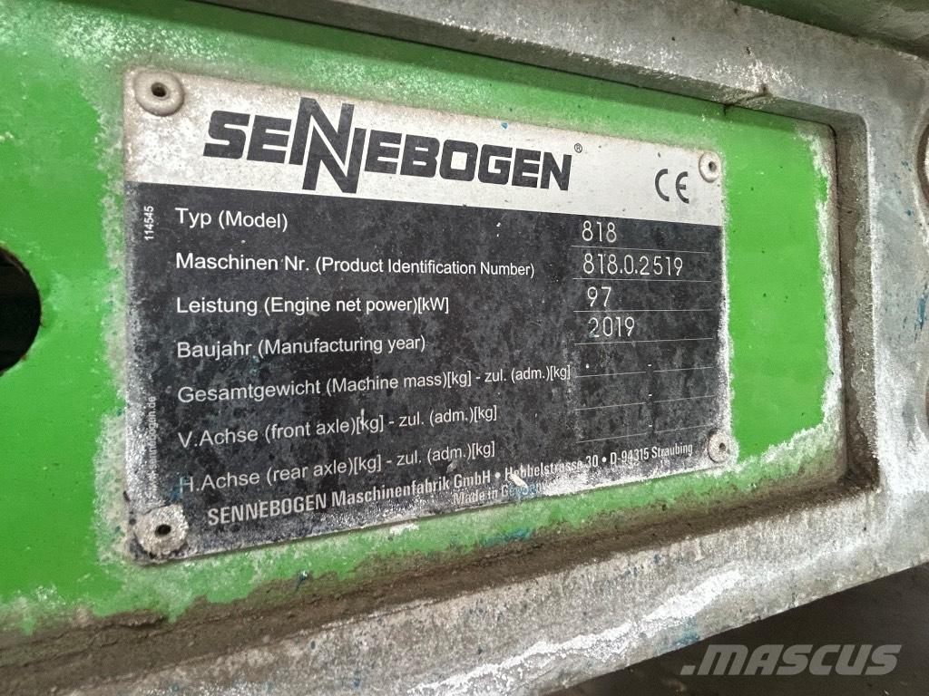 Sennebogen 818 مناولات المخلفات / مناولات صناعية