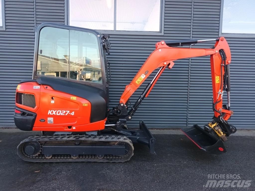 Kubota KX 027-4 حفارات صغيرة أقل من 7 طن (حفارات صغيرة)