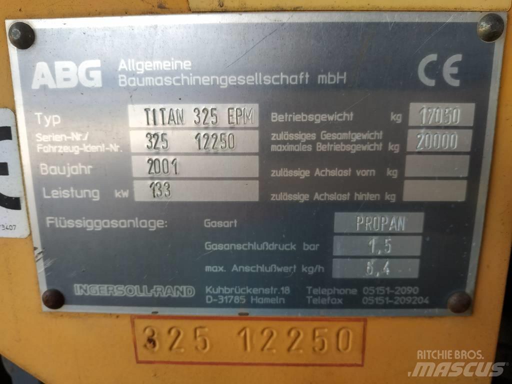 ABG Titan 325 EPM معدات السفلتة