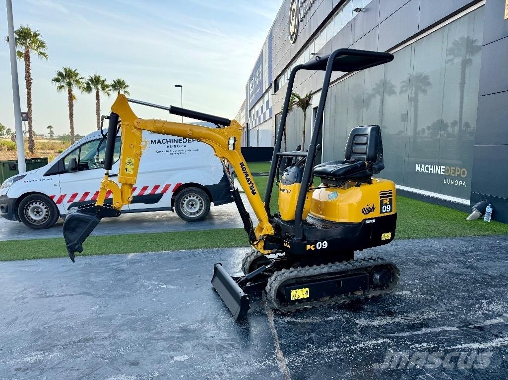Komatsu PC 09-1 حفارات صغيرة أقل من 7 طن (حفارات صغيرة)