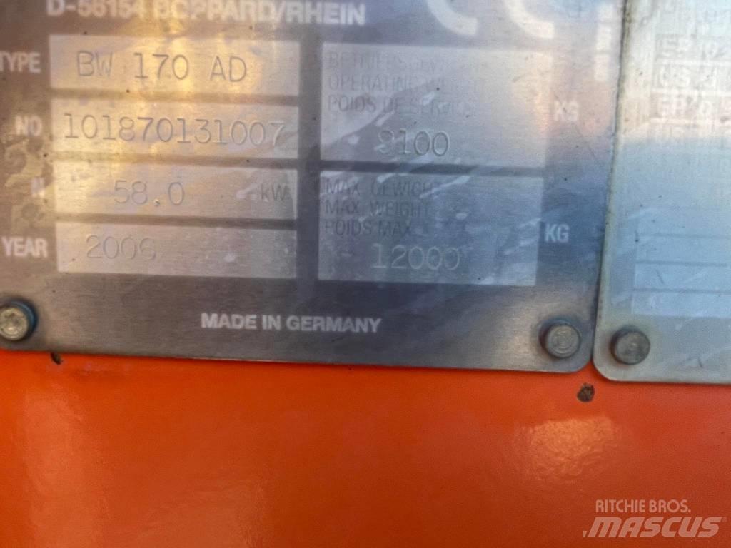 Bomag BW 170 AD مداحل ثنائية الاسطوانة